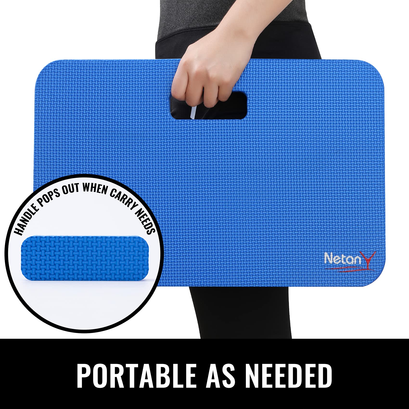 NETANY large kneeling pad covering 17.6 to 17.8 inches of work surface