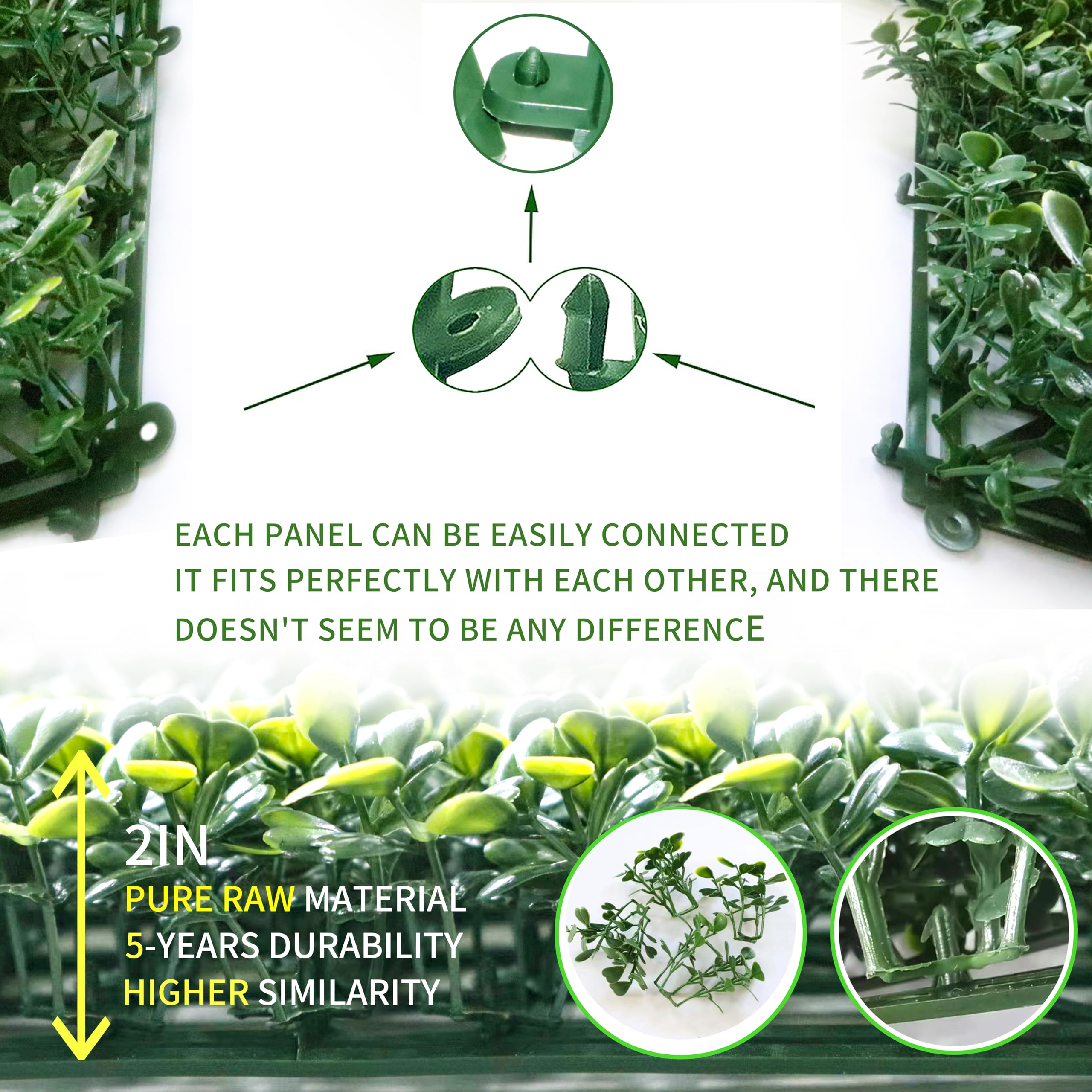 NETAP grass wall panels retain vibrant color up to five years