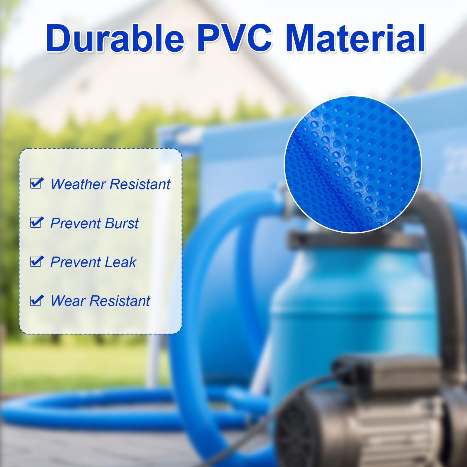 NetLea hose rolled for compact storage after outdoor use.