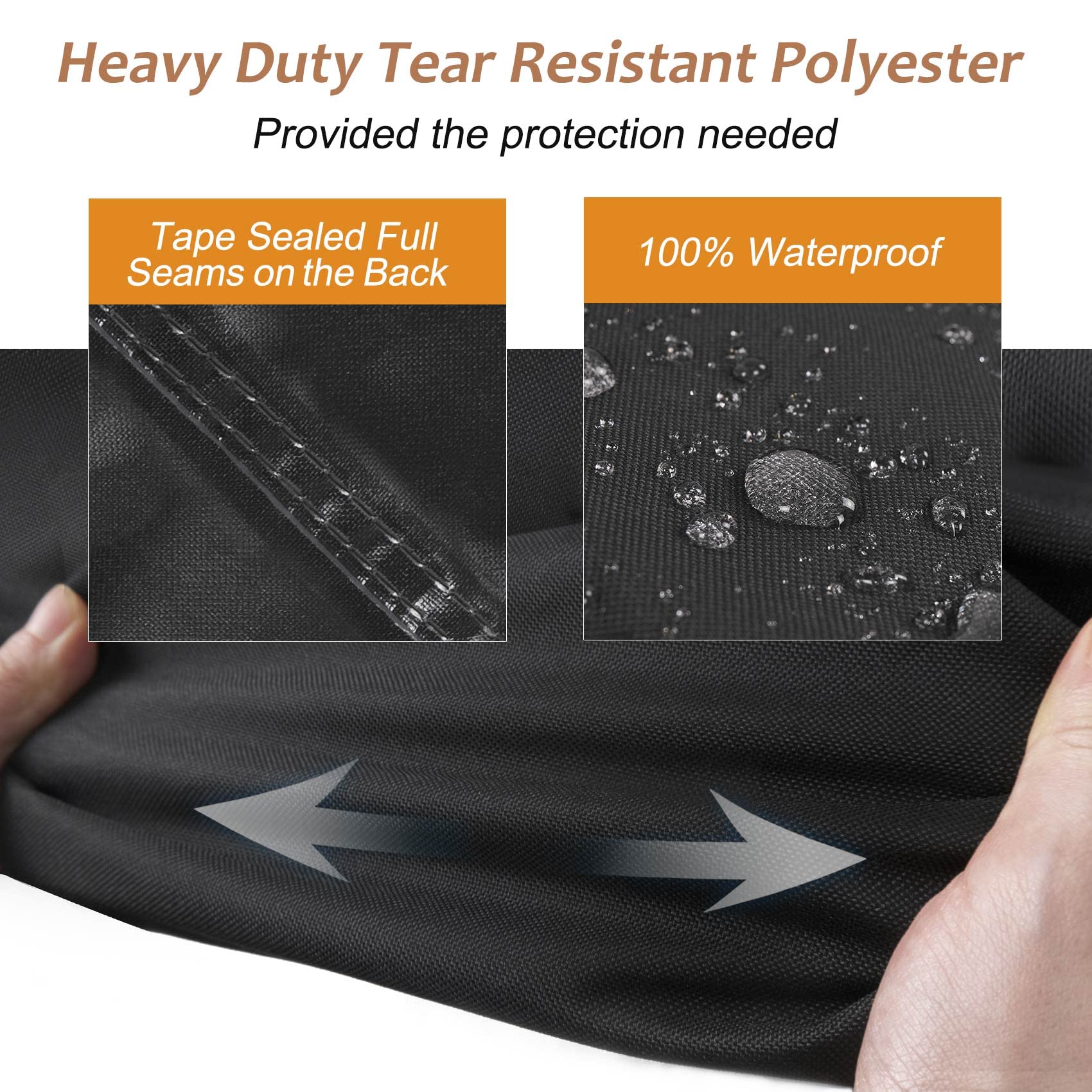 NettyPro smoker cover shows 25x23x43 inch compatibility for most 40 inch smokers.