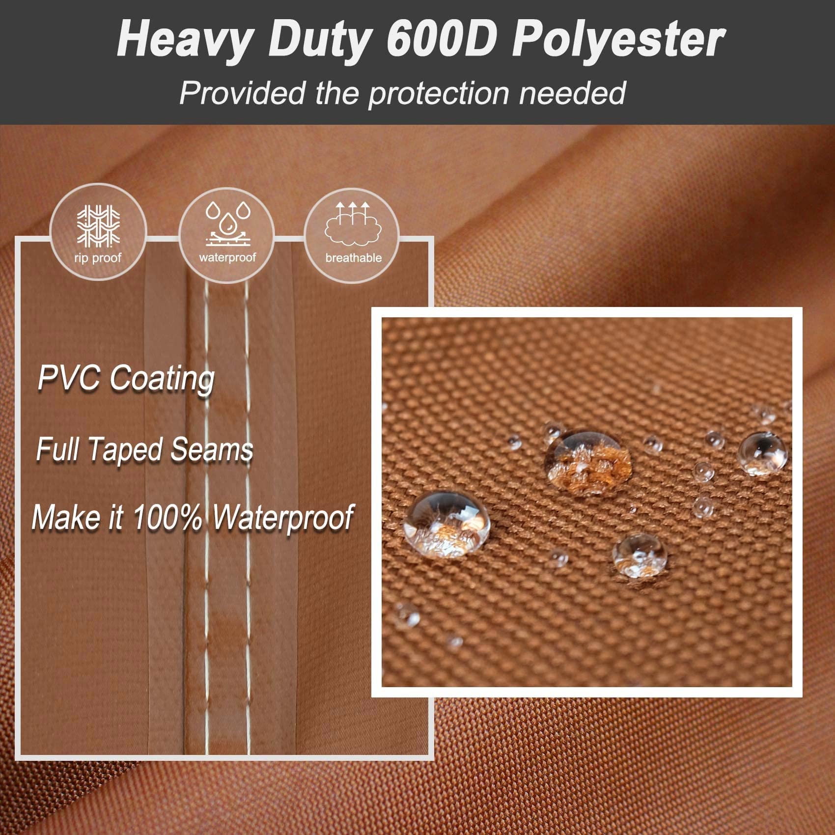 Close-up of NettyPro fadeproof fabric resisting sun and dirt