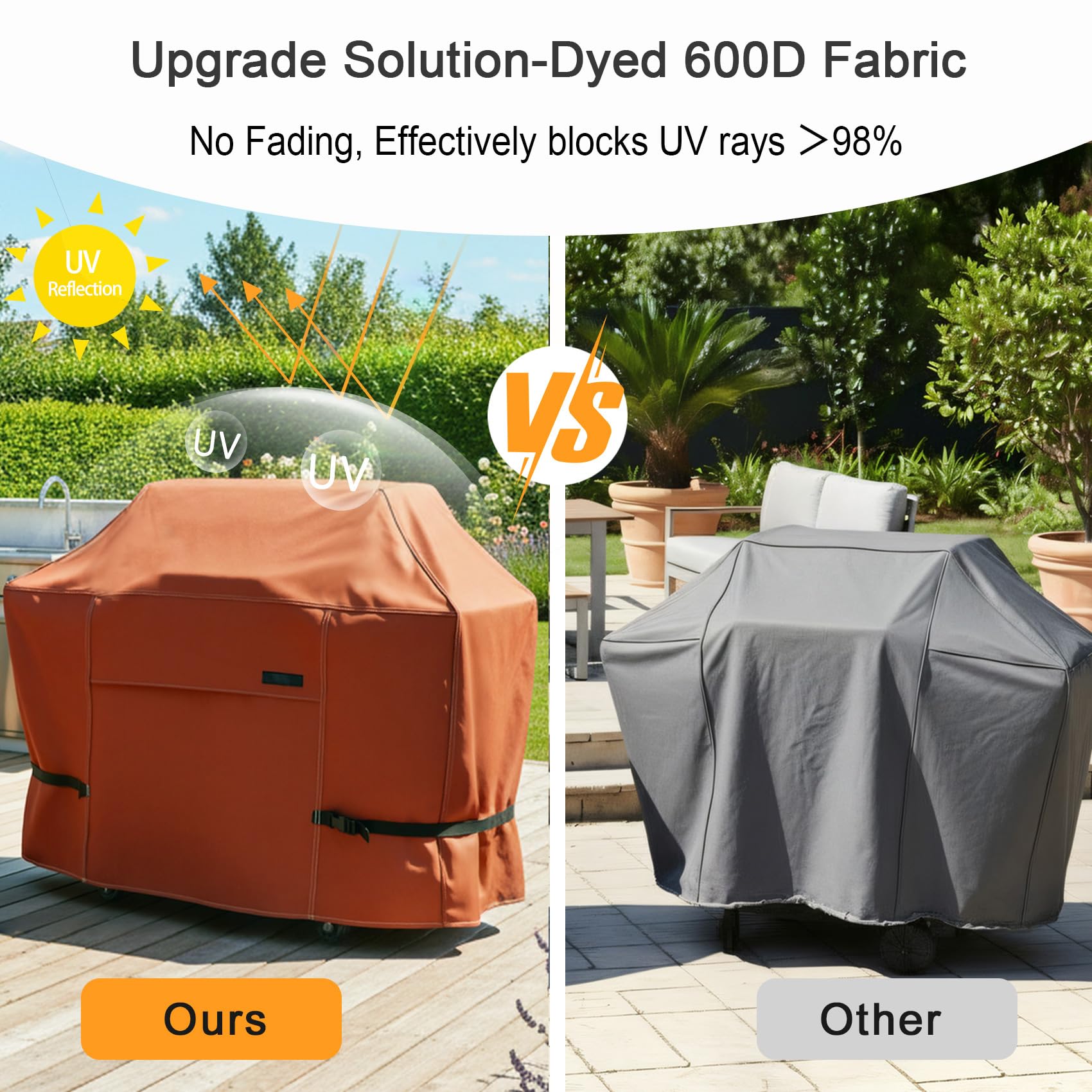 NettyPro front vent design reduces interior condensation under the cover.