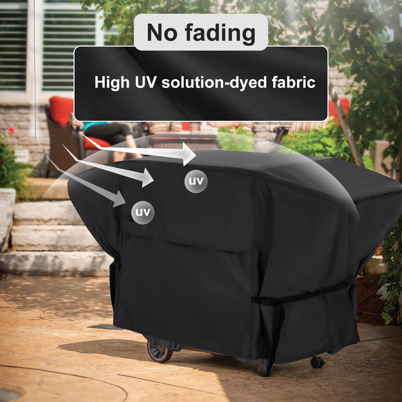 NettyPro cover front vent improves airflow and reduces condensation.