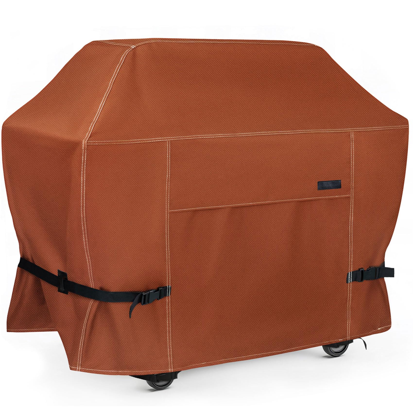 NettyPro 60-inch grill cover protects large outdoor grills from sun and rain.