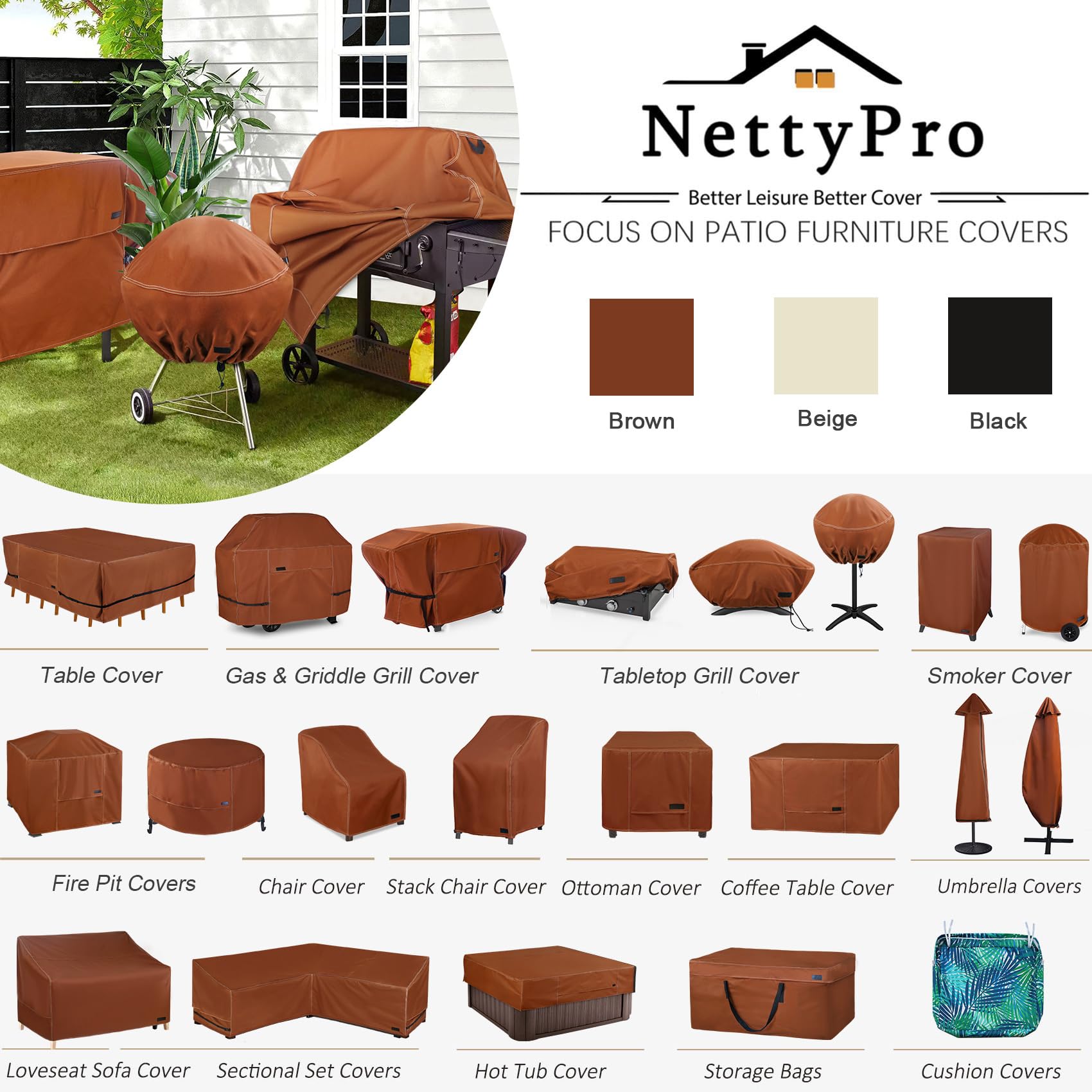 NettyPro ripstop material withstands harsh outdoor conditions