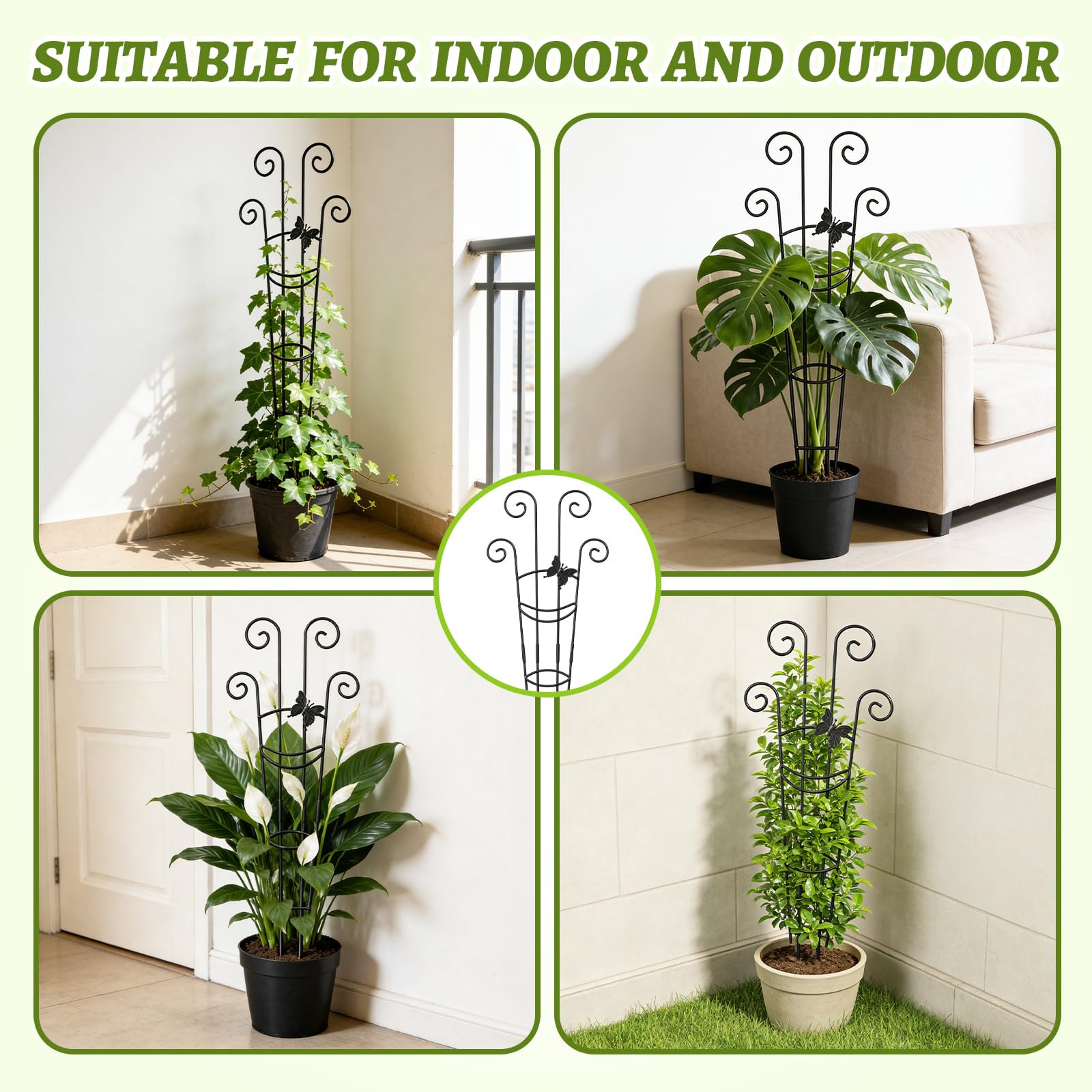 Netuaoo plant trellis two-pack ready for flexible vertical gardening