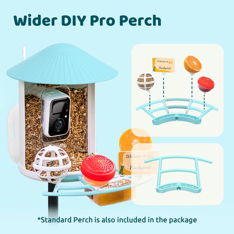 NETVUE Birdfy Pro solar panel powers the feeder for extended use.