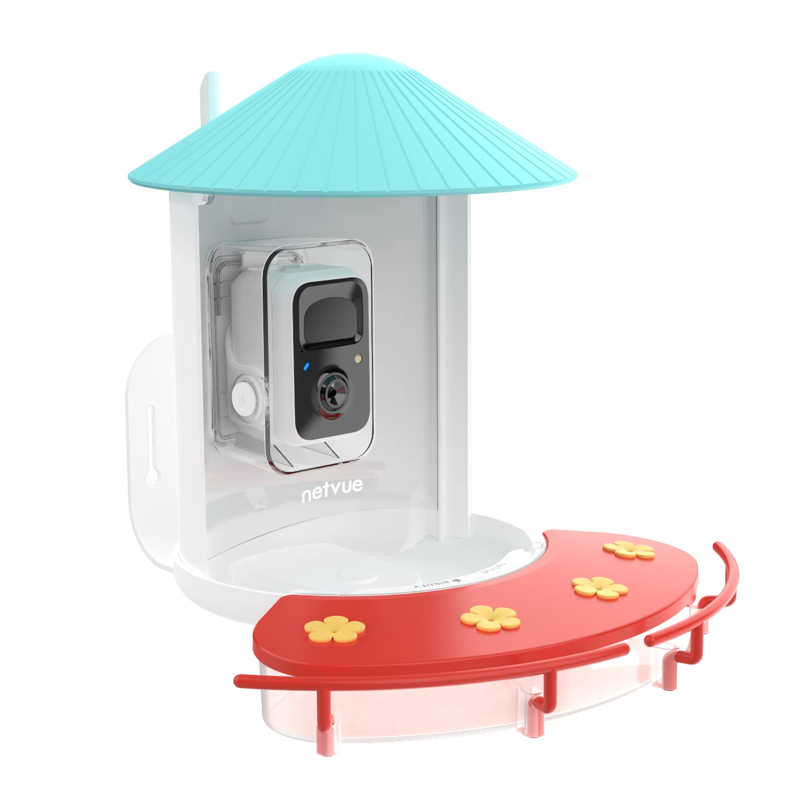 NETVUE feeder with one-click installation for quick setup