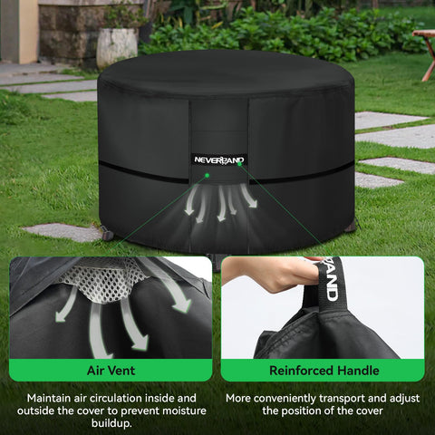 NEVERLAND heavy-duty 600D Oxford fabric allows easy wipe cleaning