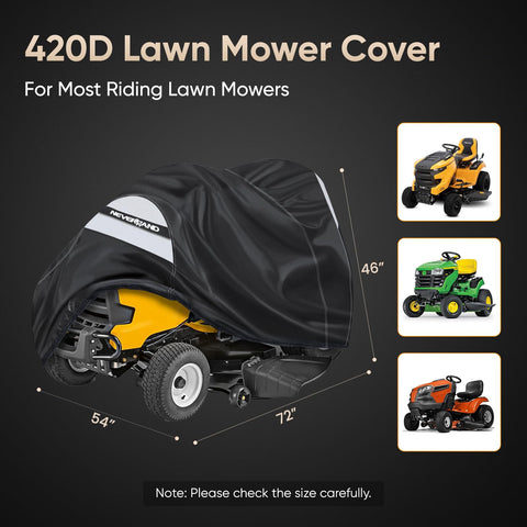 NeverLAND lawn tractor cover is waterproof and breathable to prevent moisture buildup.