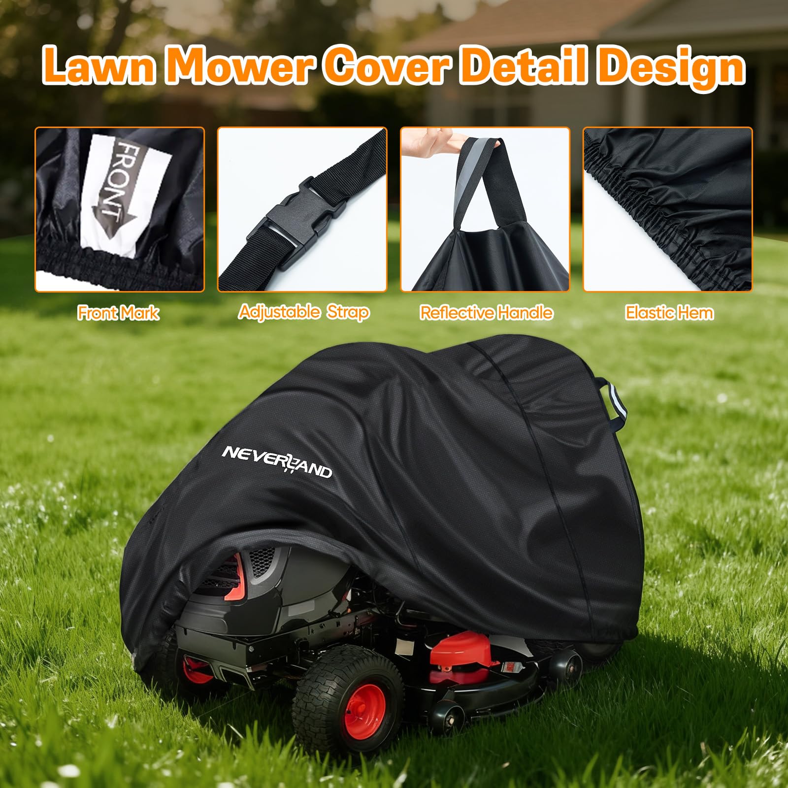 NeverLAND cover fits decks up to 54 inches for versatile use