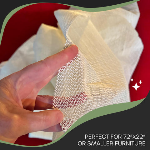 Patio chair cushion support prevents movement during everyday use