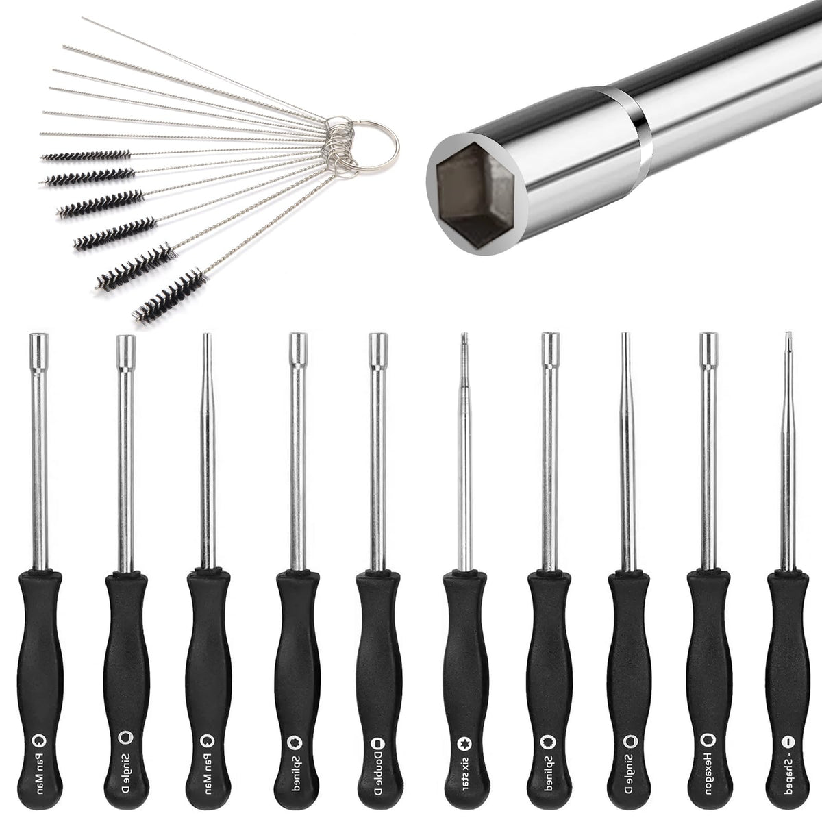 NEW B1919 carburetor tool kit closeup showing precise adjustment capability