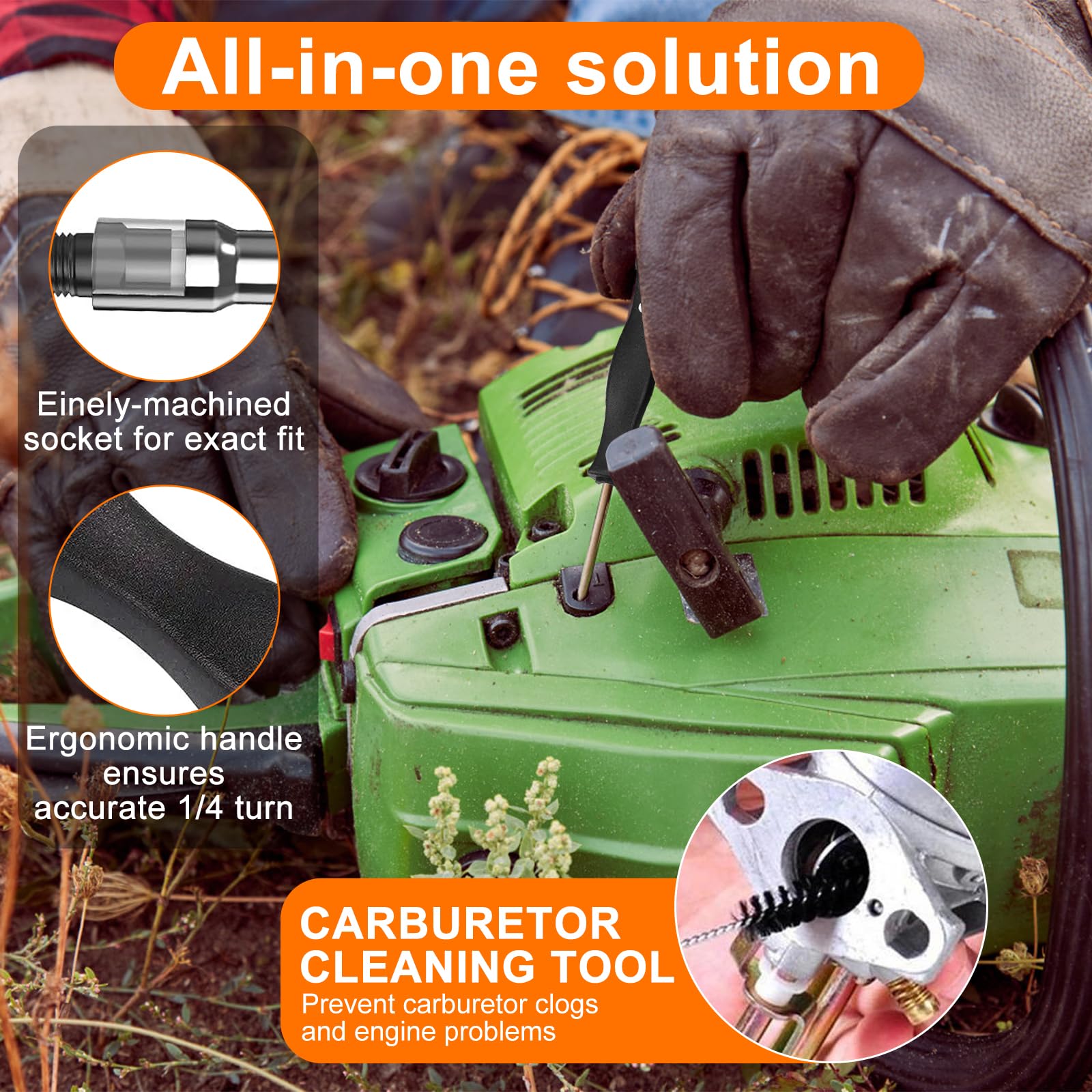 NEW B1919 kit includes multiple tip shapes for carburetor cleaning tasks