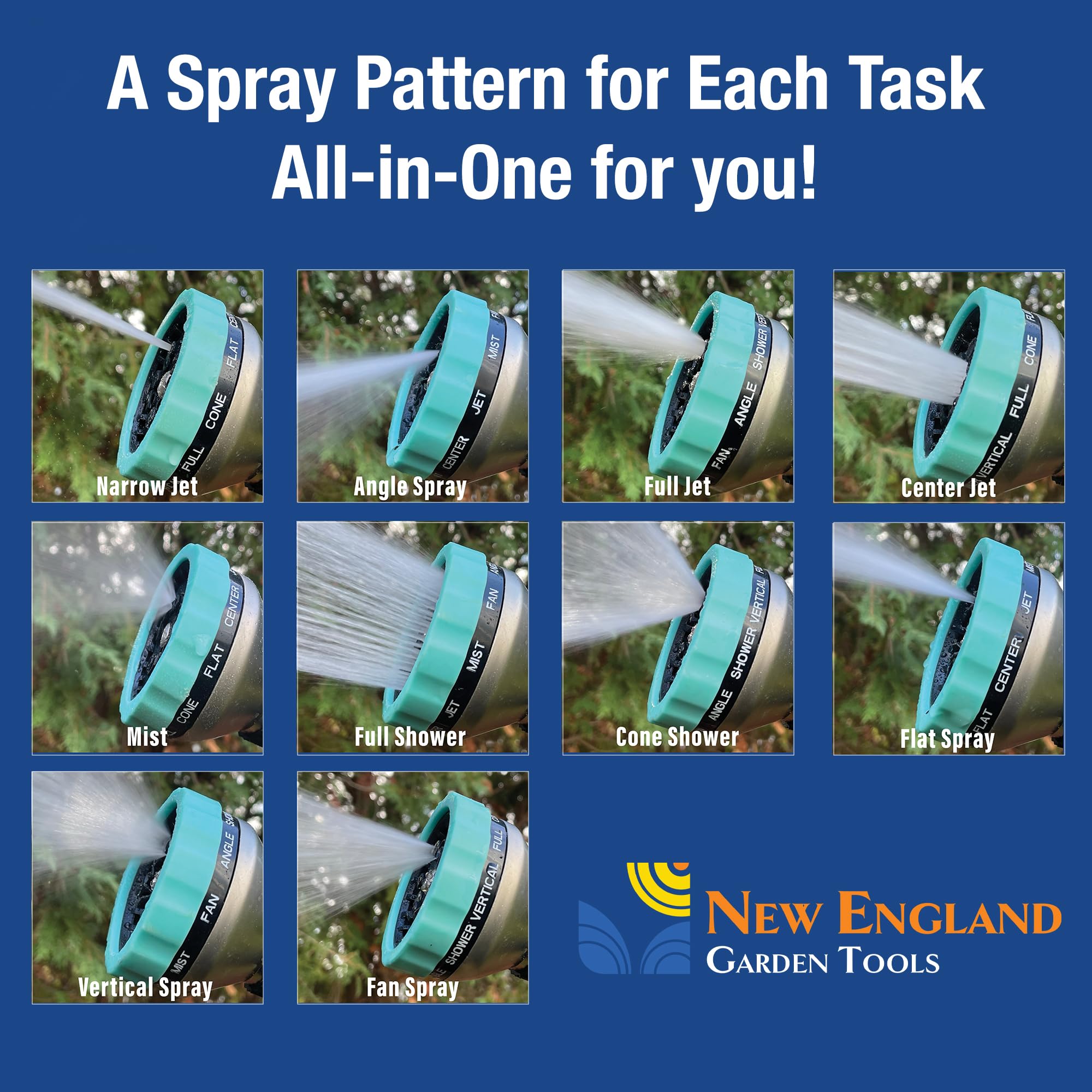 New England Garden Tools metal core design delivers lasting strength in tough environments