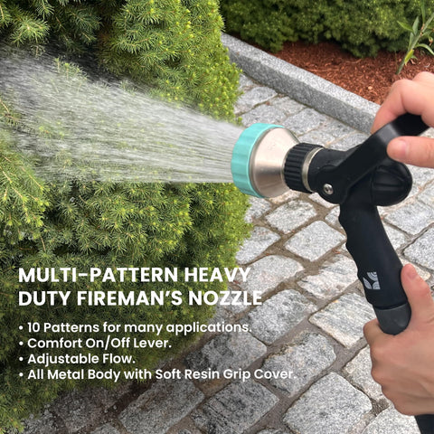 New England Garden Tools soft rubber grip enhances comfort during extended spraying sessions