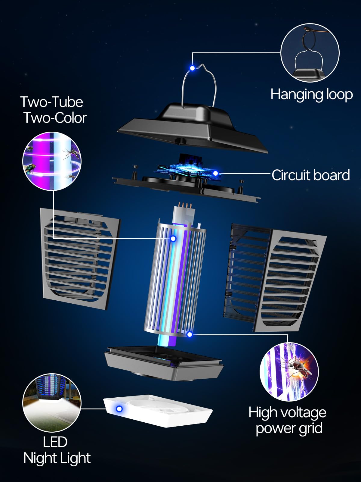 New Fi Bug Zapper indoor-outdoor versatility supports gardens, balconies, and patios.