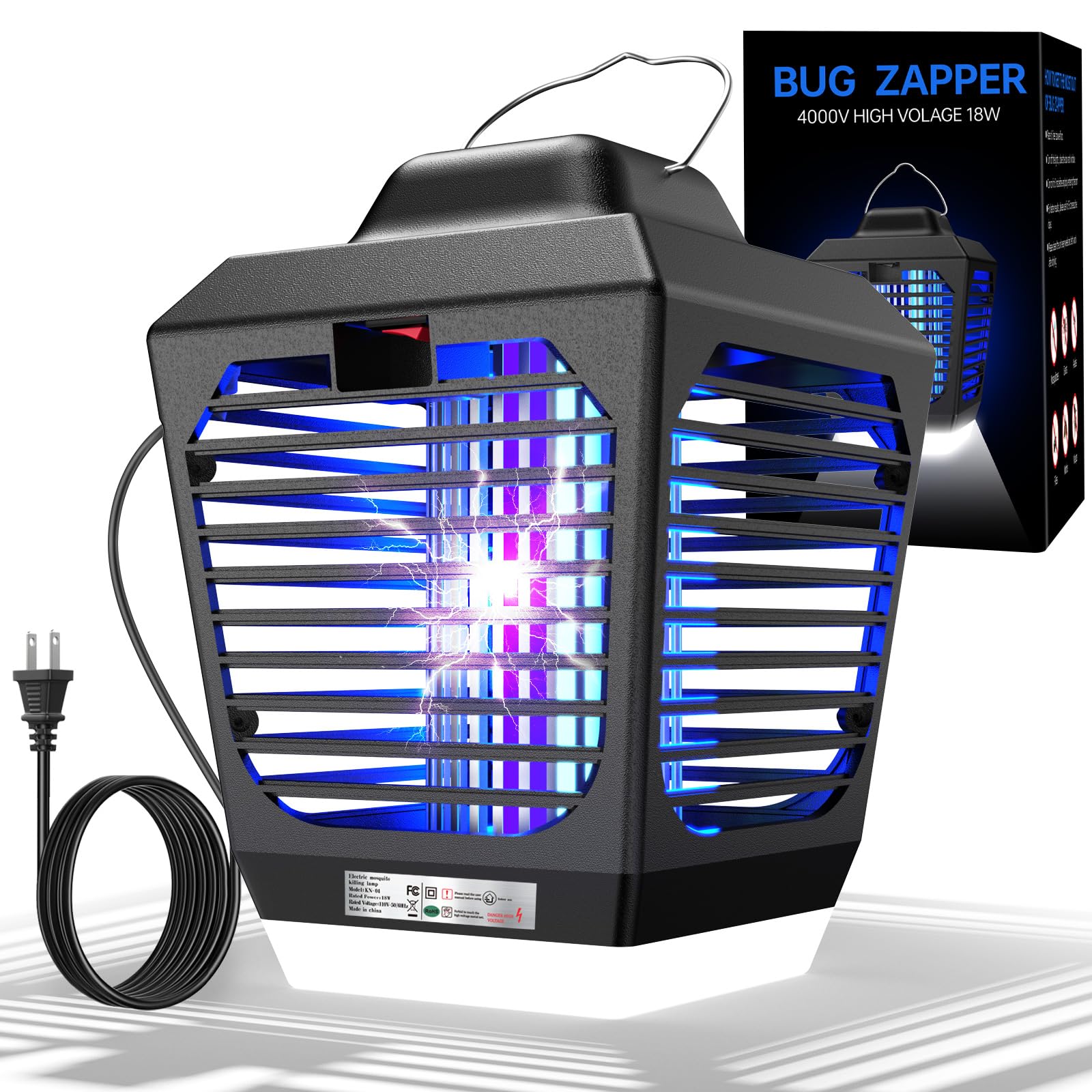 New Fi Bug Zapper with outdoor LED light attracts and lights outdoor spaces for evenings.