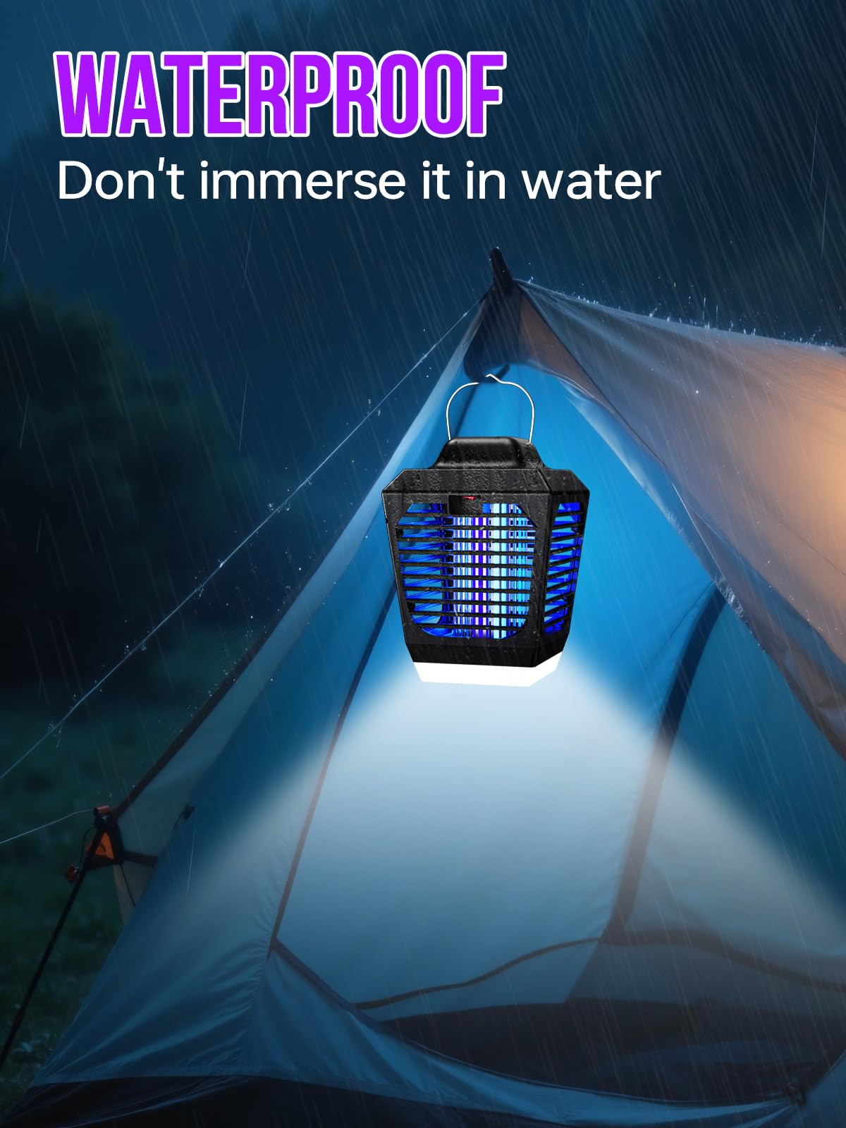 New Fi Bug Zapper in-use in the yard demonstrates practical, chemical-free pest control options.