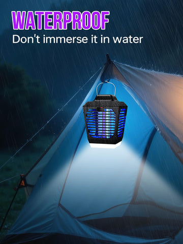 New Fi Bug Zapper in-use in the yard demonstrates practical, chemical-free pest control options.