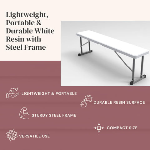 New Home Era bench at events demonstrates quick, tool-free transport.
