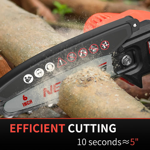 New Huing 21V removable battery pack powering fade-free wood cutting
