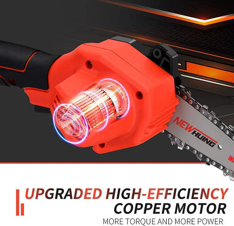New Huing upgraded copper-wire motor delivering longer run-time and torque