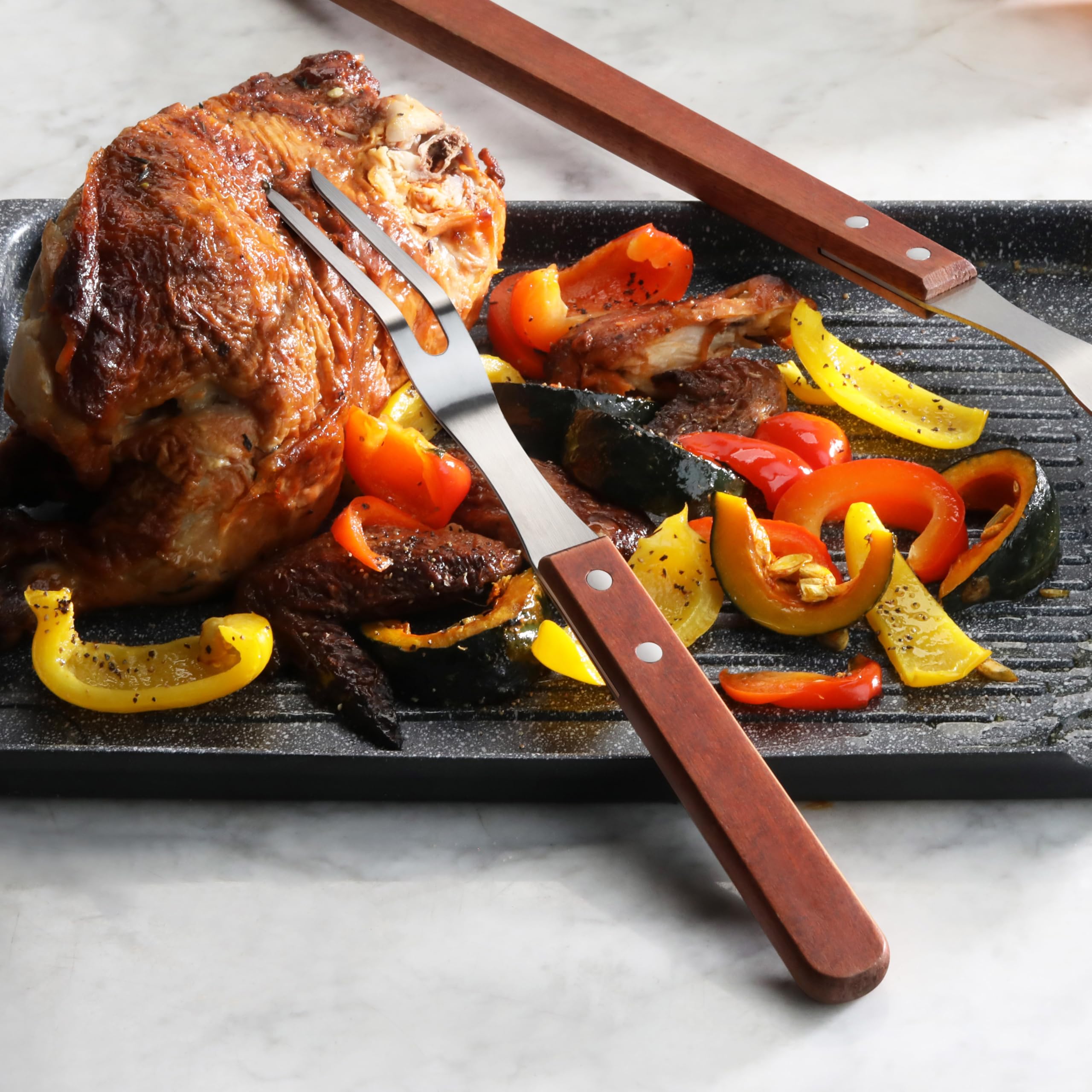New Star 13-inch size offers extended reach for comfortable restaurant-grade use.