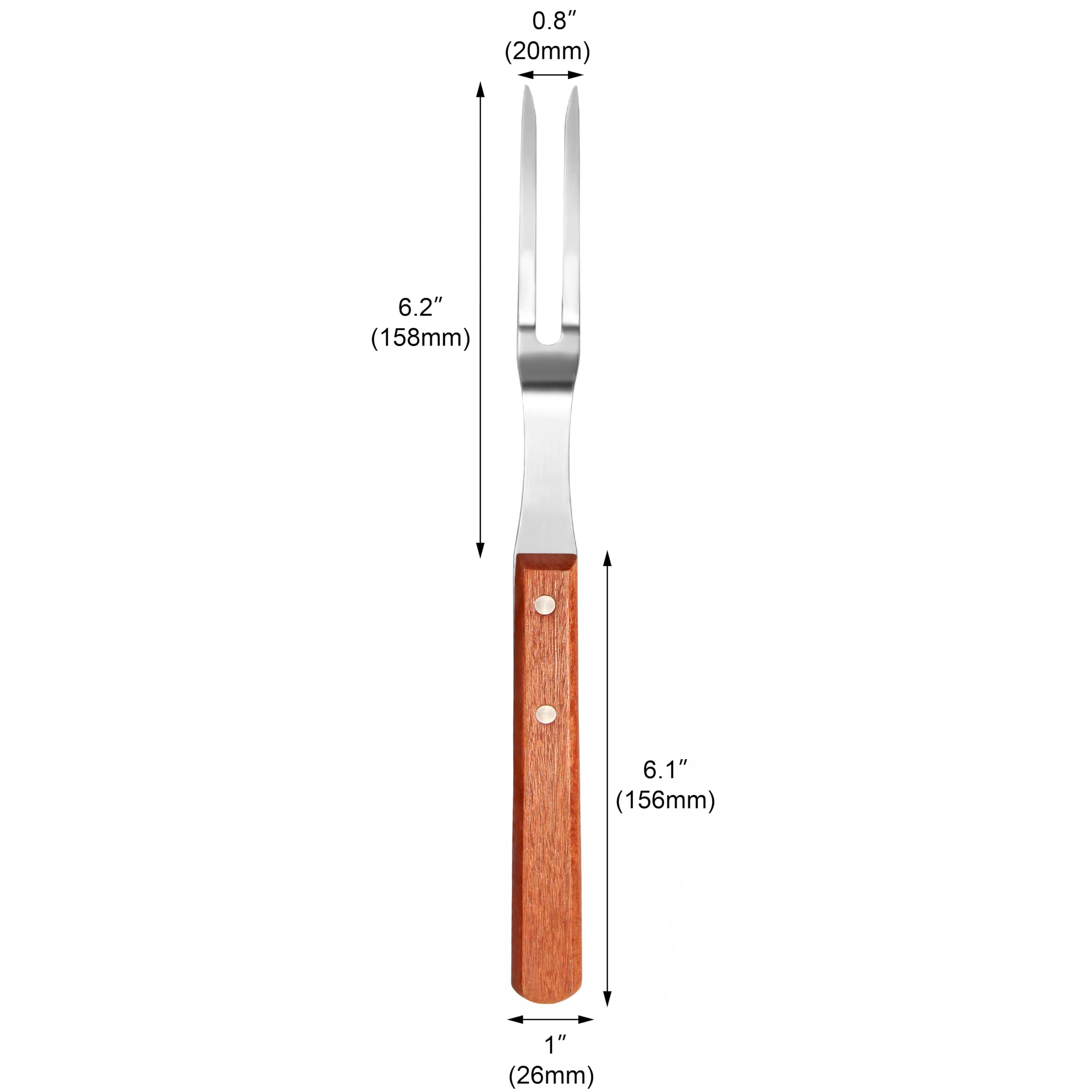 New Star wood-handled fork resists heat and fits busy kitchen routines.