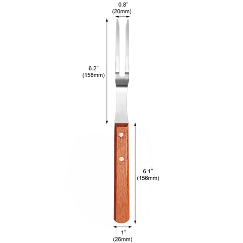 New Star wood-handled fork resists heat and fits busy kitchen routines.