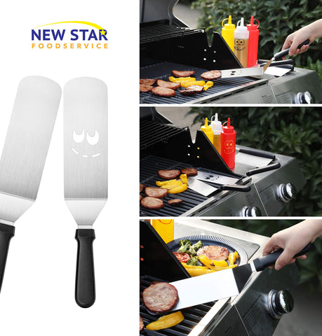 New Star dough scraper with measurement marks for precise prep.