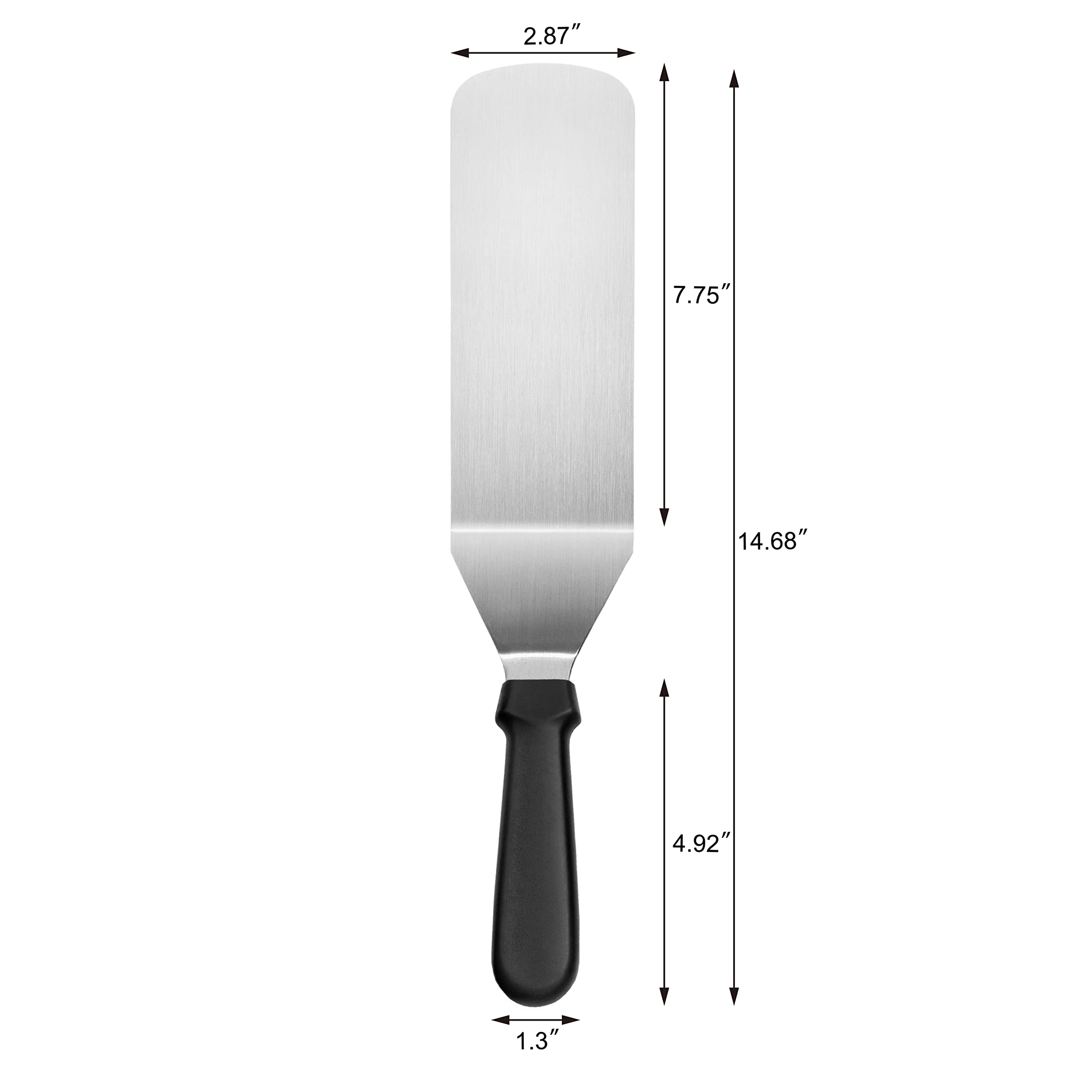 New Star Foodservice 36190 flexible blade spatula demonstrates easy flipping