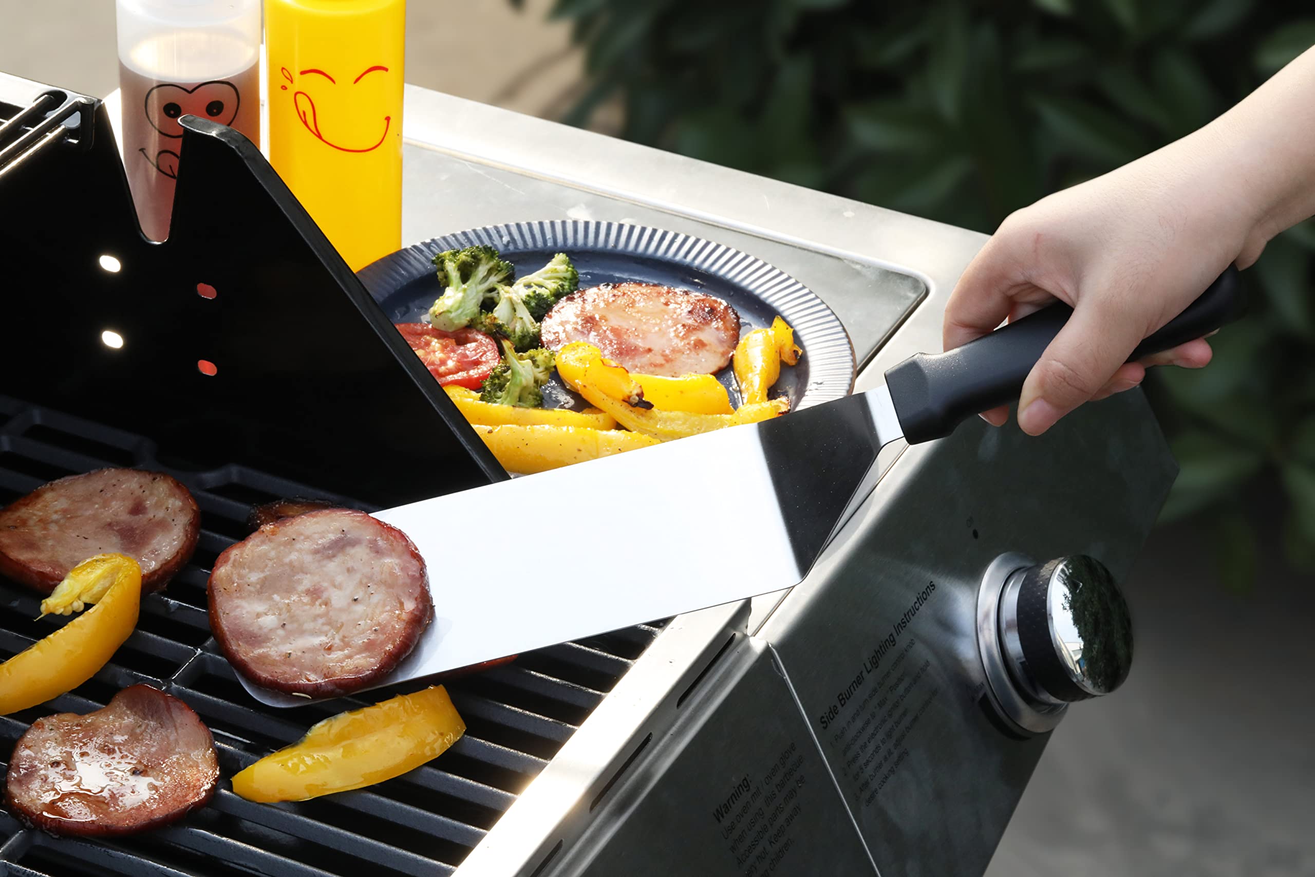 New Star Foodservice 36190 restaurant grade spatula in professional use
