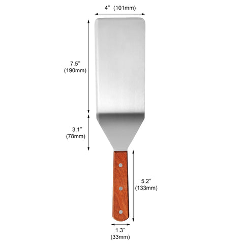 New Star Foodservice 36350 perforated blade drains fats while turning foods.