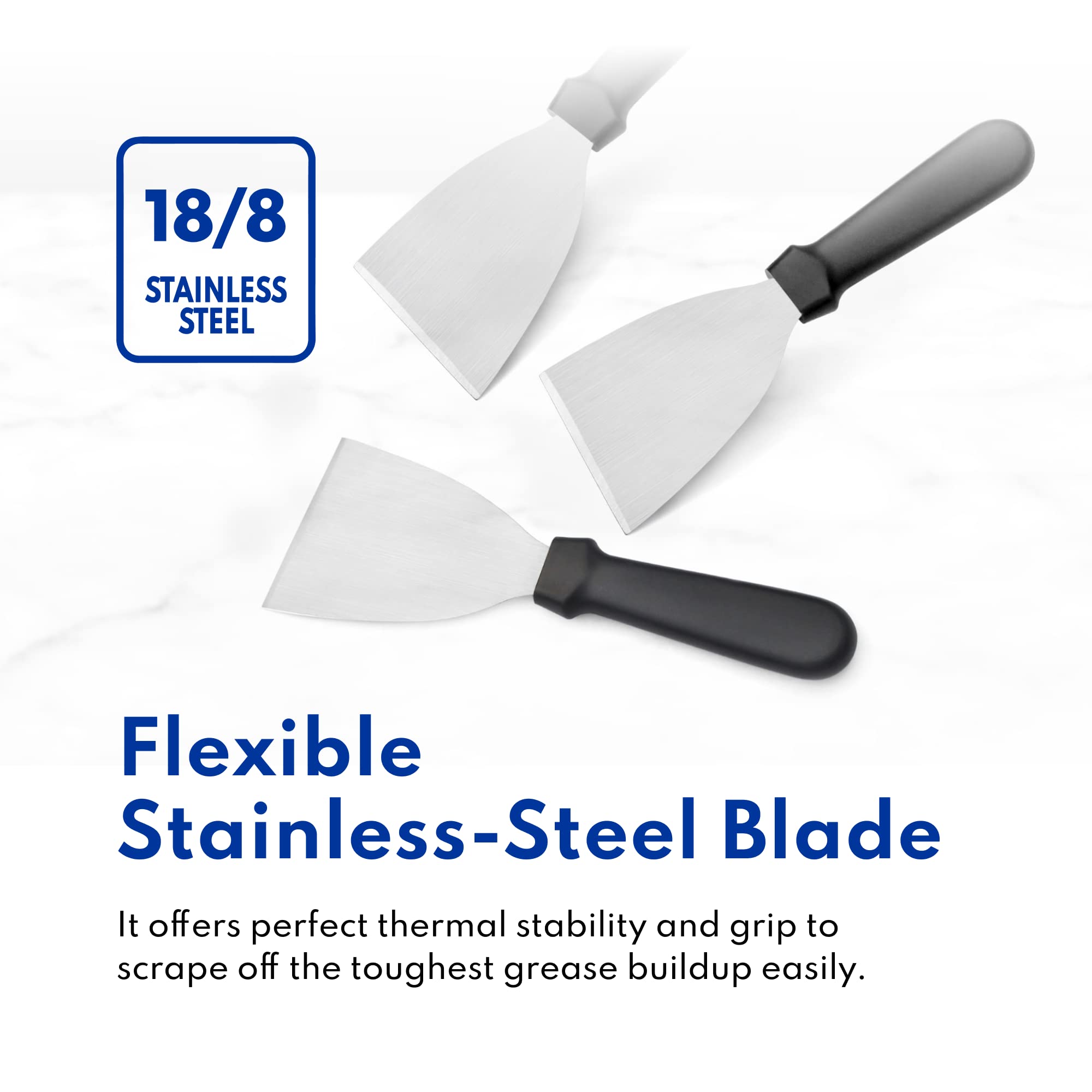 New Star 38323 8.5-inch length for efficient grill maintenance.