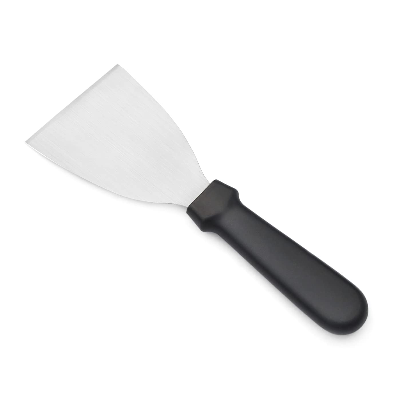 New Star Foodservice 38323 stainless steel blade on a grill scraper.