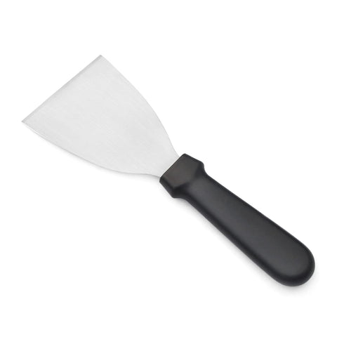 New Star Foodservice 38323 stainless steel blade on a grill scraper.