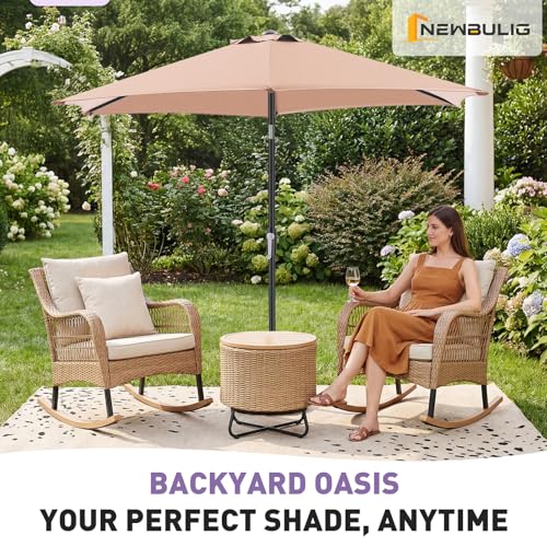 NEWBULIG 7.5ft tilt button allows precise sun blocking anywhere