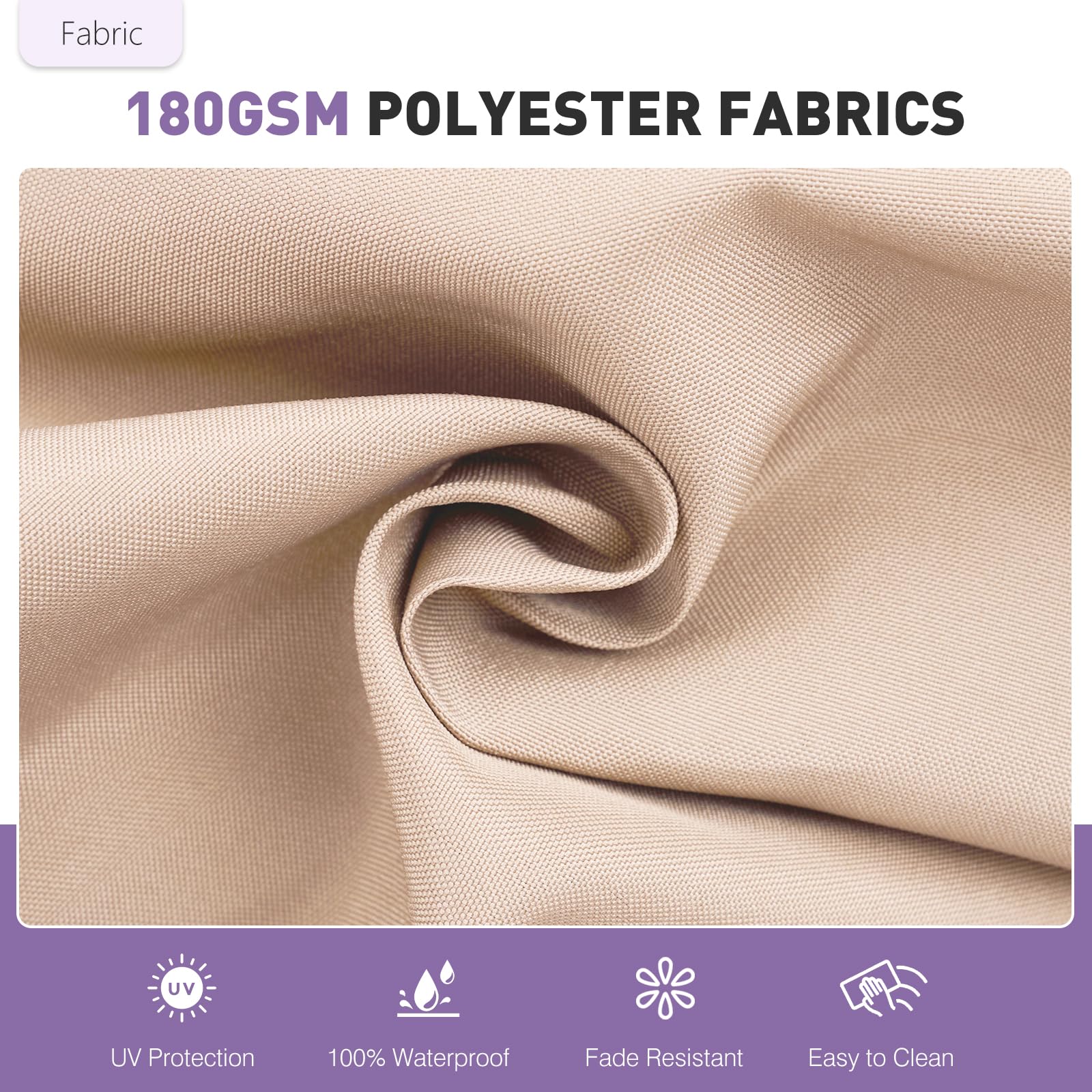 NEWBULIG 7.5ft water repellent fabric keeps color vibrant