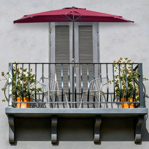NEWBULIG half umbrella crank mechanism for easy opening and close