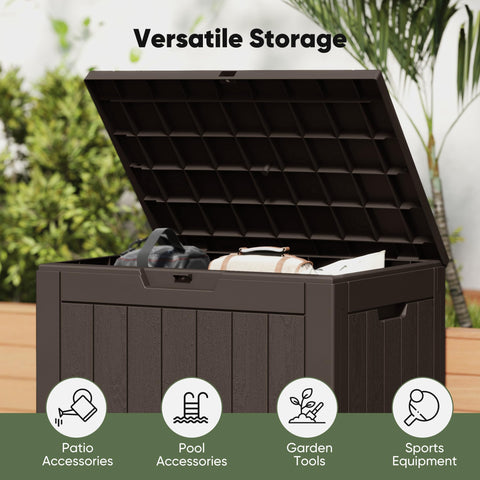 NEWBULIG lid opens to 100 degrees for easy access to contents.