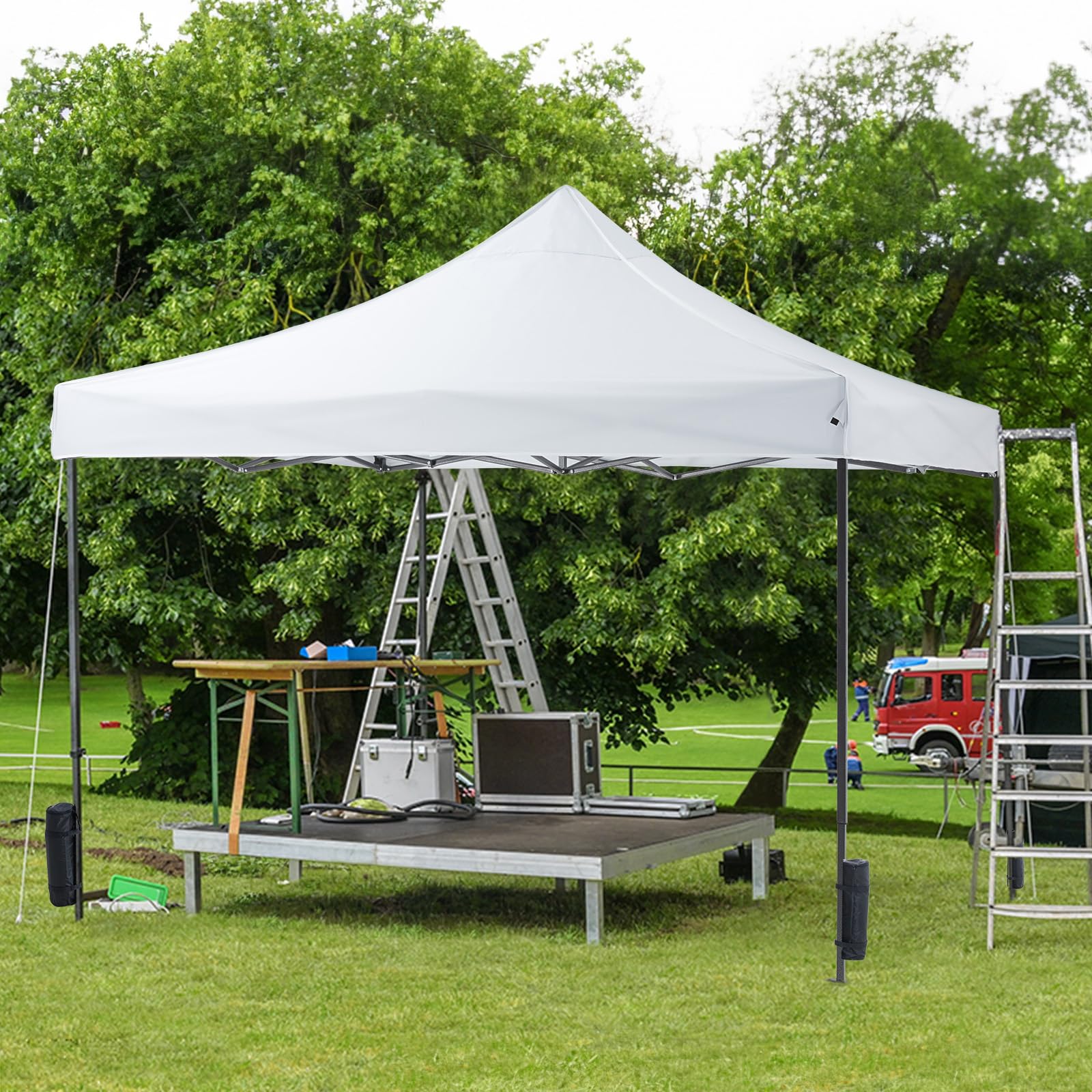 Compact carry bag enables easy transport and storage of the canopy.