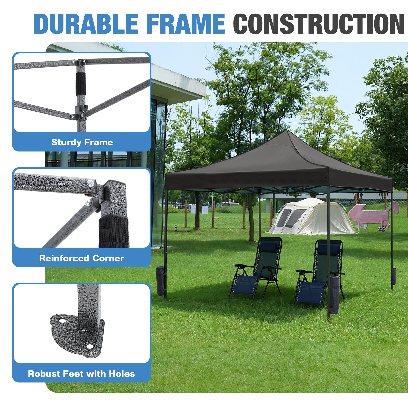 NEWBULIG tool-free assembly enables fast shade creation