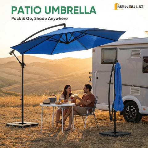 Newbulig features two pole locking knobs for secure angle positioning.
