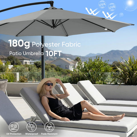 NEWBULIG UV-protected fade-resistant fabric blocks sun with style.