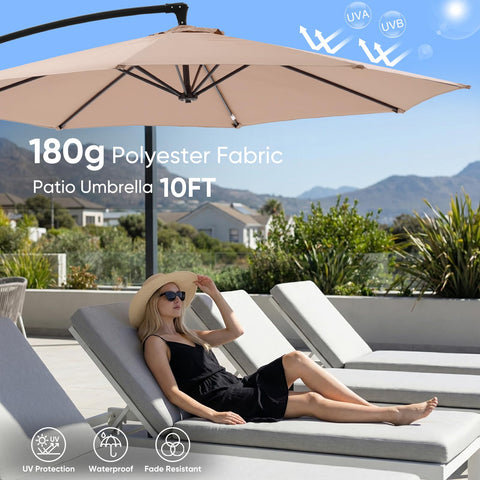 NEWBULIG uv-protective fabric provides durable shade with fade resistance for long outdoor use.