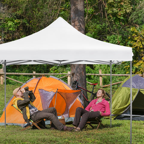 Thick UV-protective top keeps interior cooler under bright sun.