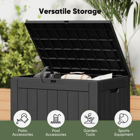 NEWBULIG weatherproof resin resists sun and rain.
