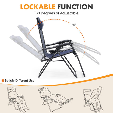 NEWBULIG chair blue alloy steel frame supports up to 300 pounds.