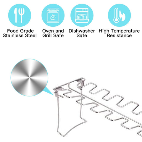 NEWCOMDIGI easy-to-use drumstick holder enables consistent grilling
